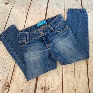 Old Navy Adjustable Waist Stretch Skinny Jeans Straight Leg